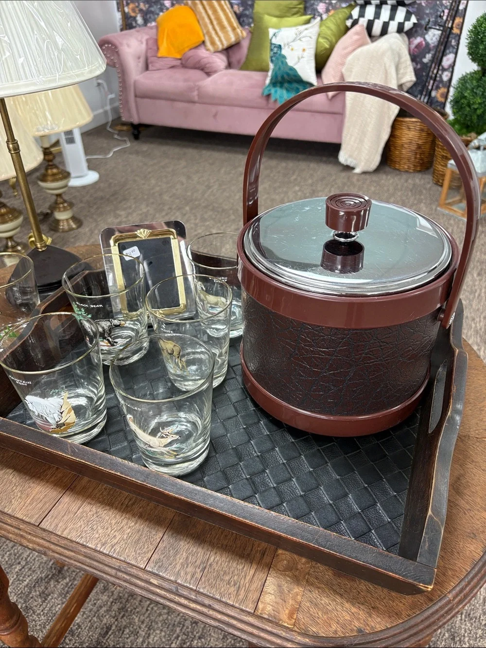 Vintage Atapco MCM Ice Bucket